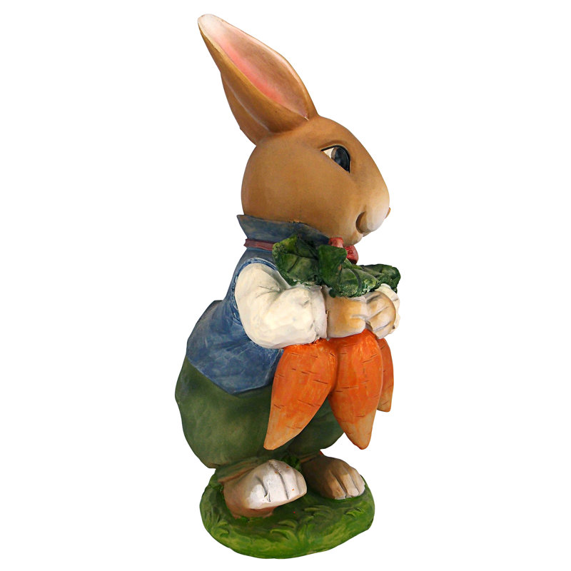 Design Toscano statue de lapin de jardin Bunny Hop Lane